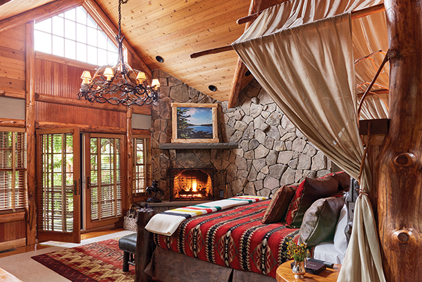 Nature-inspired lodge suite